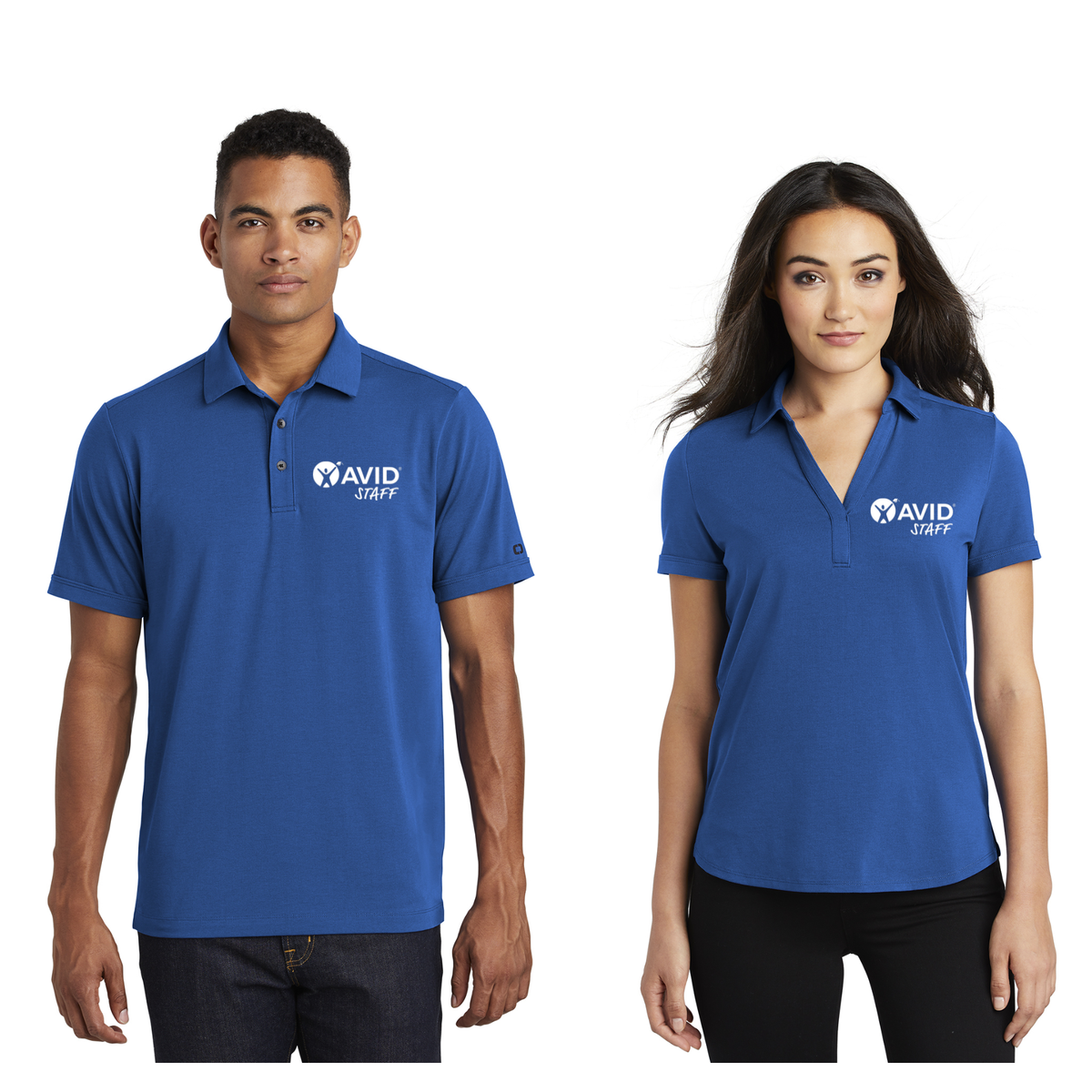 AVID Staff Polo - Blue – myavidstore